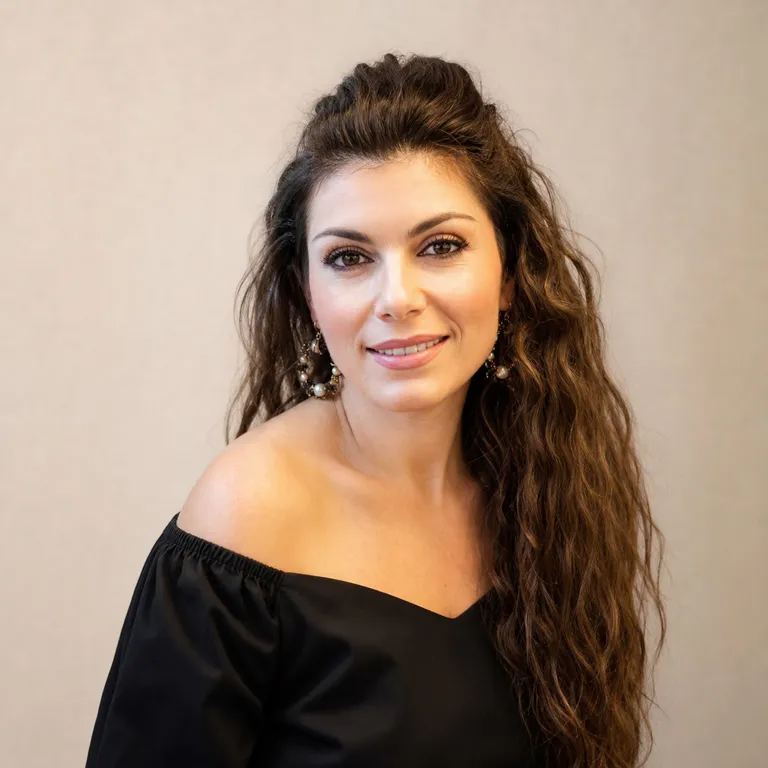 Elena, founder and lead practitioner, in the studio